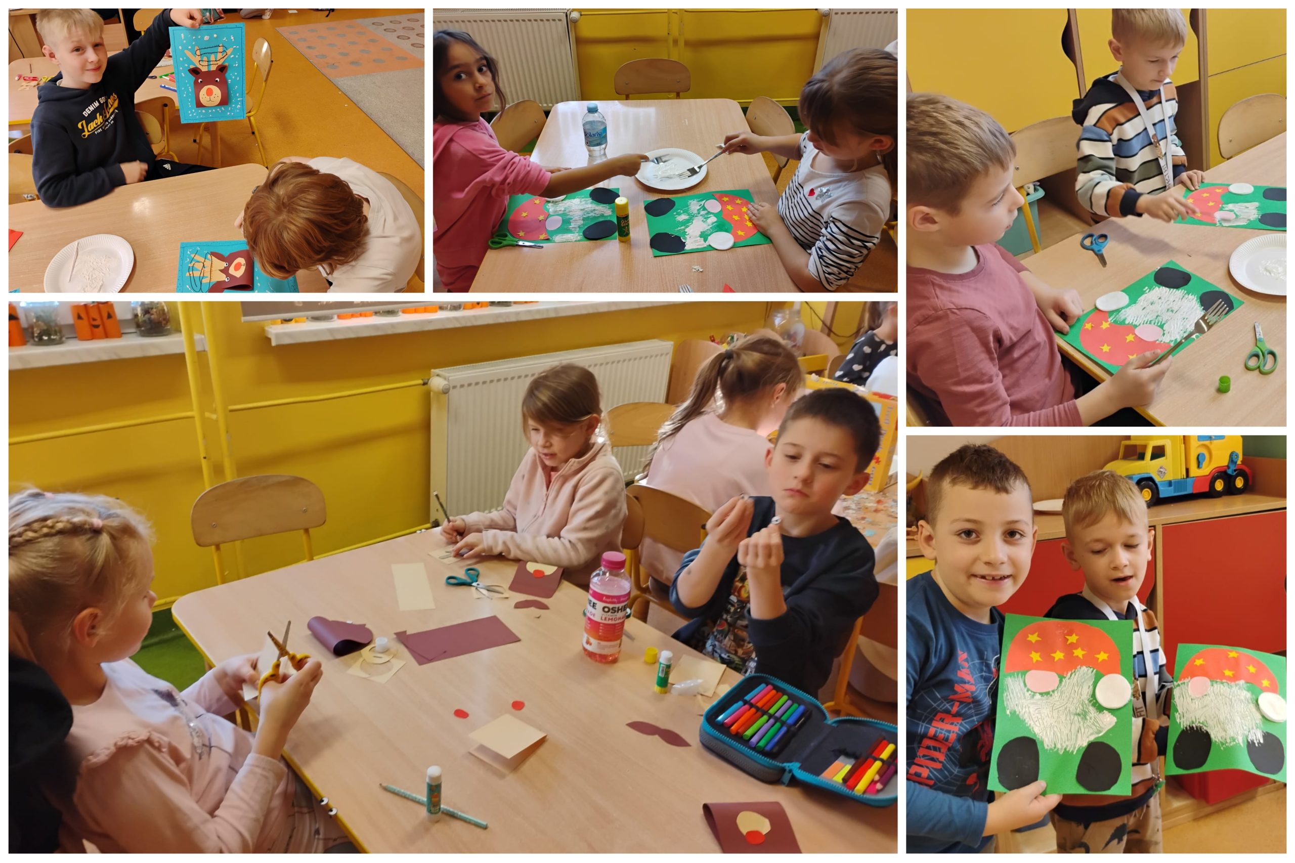 Zajęcia artystyczne w świetlicy szkolnej.