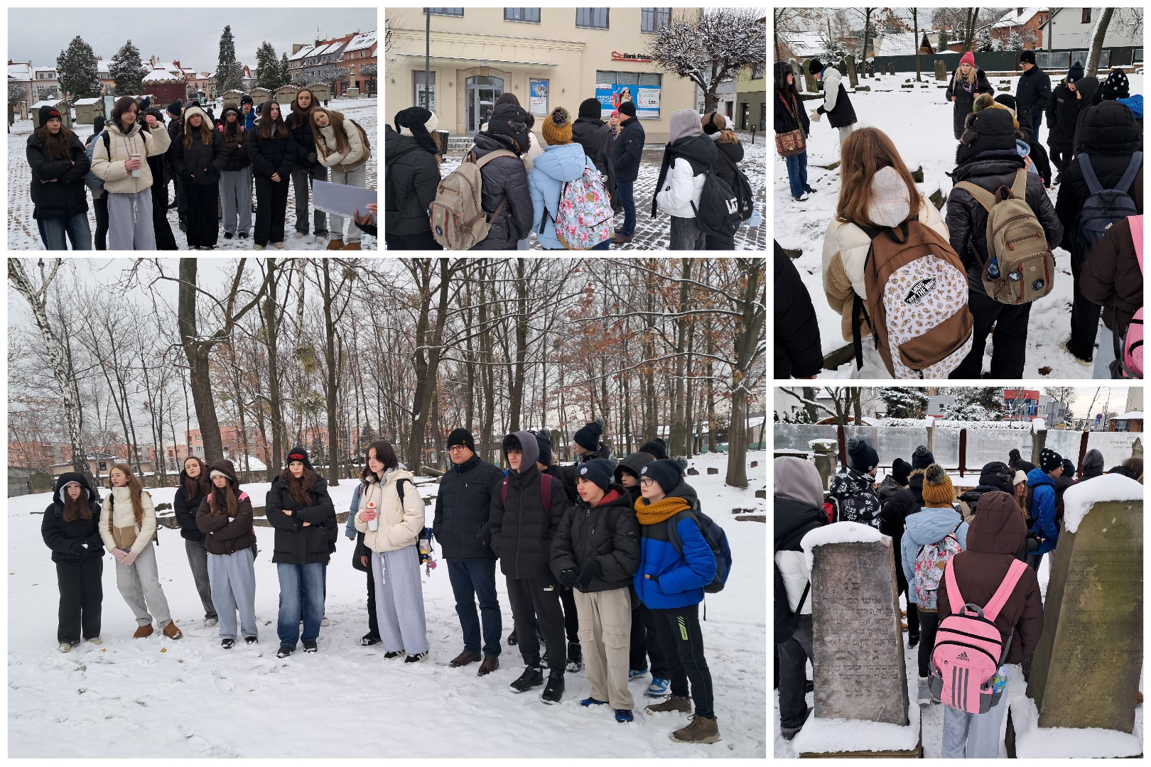 Realizacja projektu „Śladami żydowskiej społeczności Żor”.