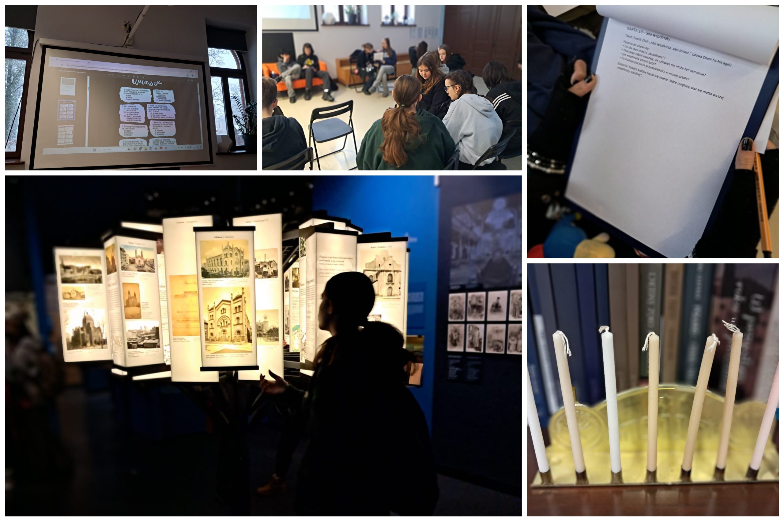 Realizacja projektu „Śladami żydowskiej społeczności Żor”.