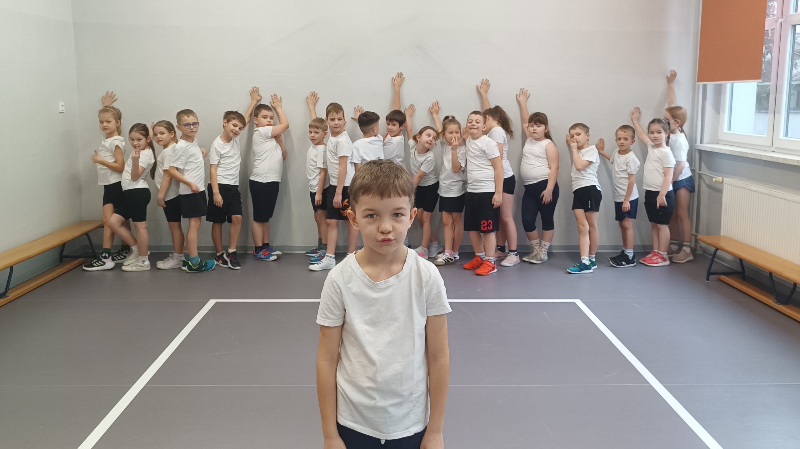 Lekcja wychowania fizycznego.