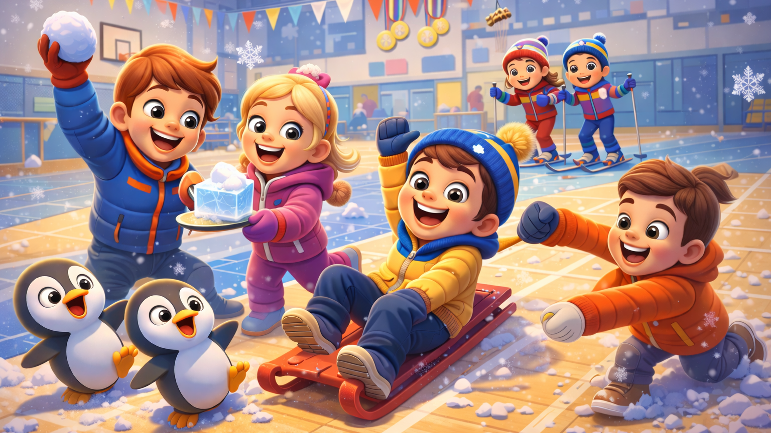 Świetliczaki i zajęcia sportowe.