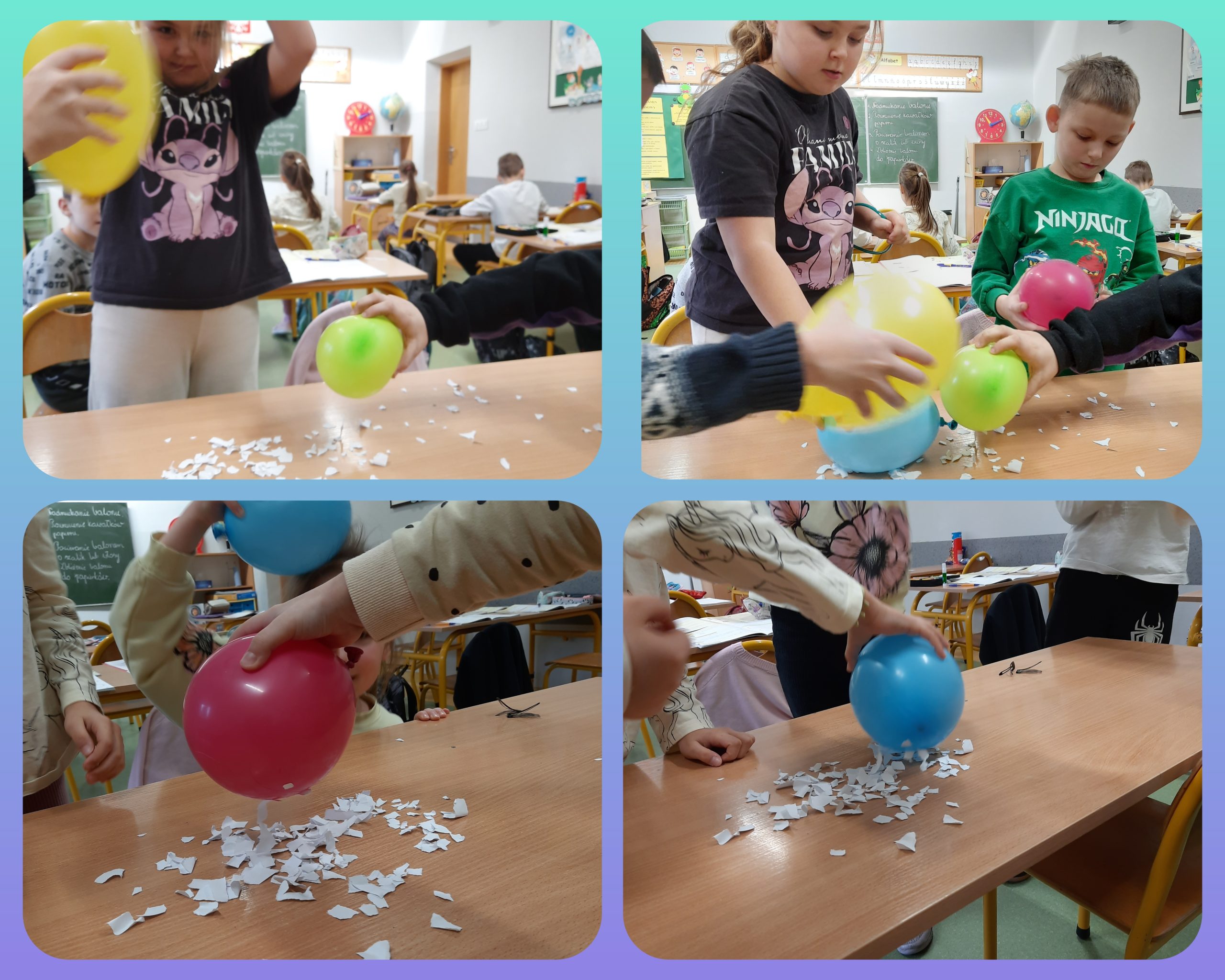 Magiczne balony w klasie 3b. ?