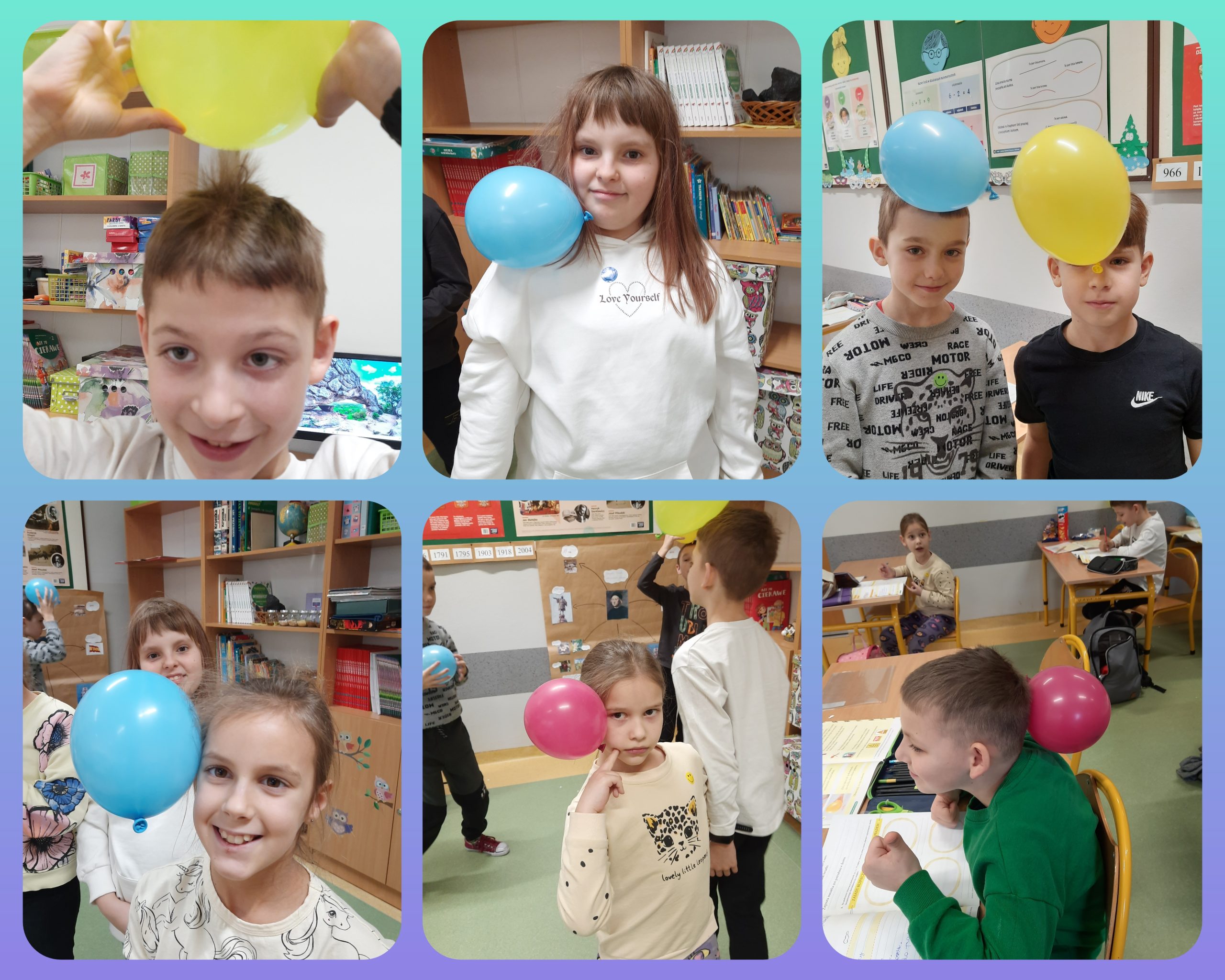 Magiczne balony w klasie 3b. ?