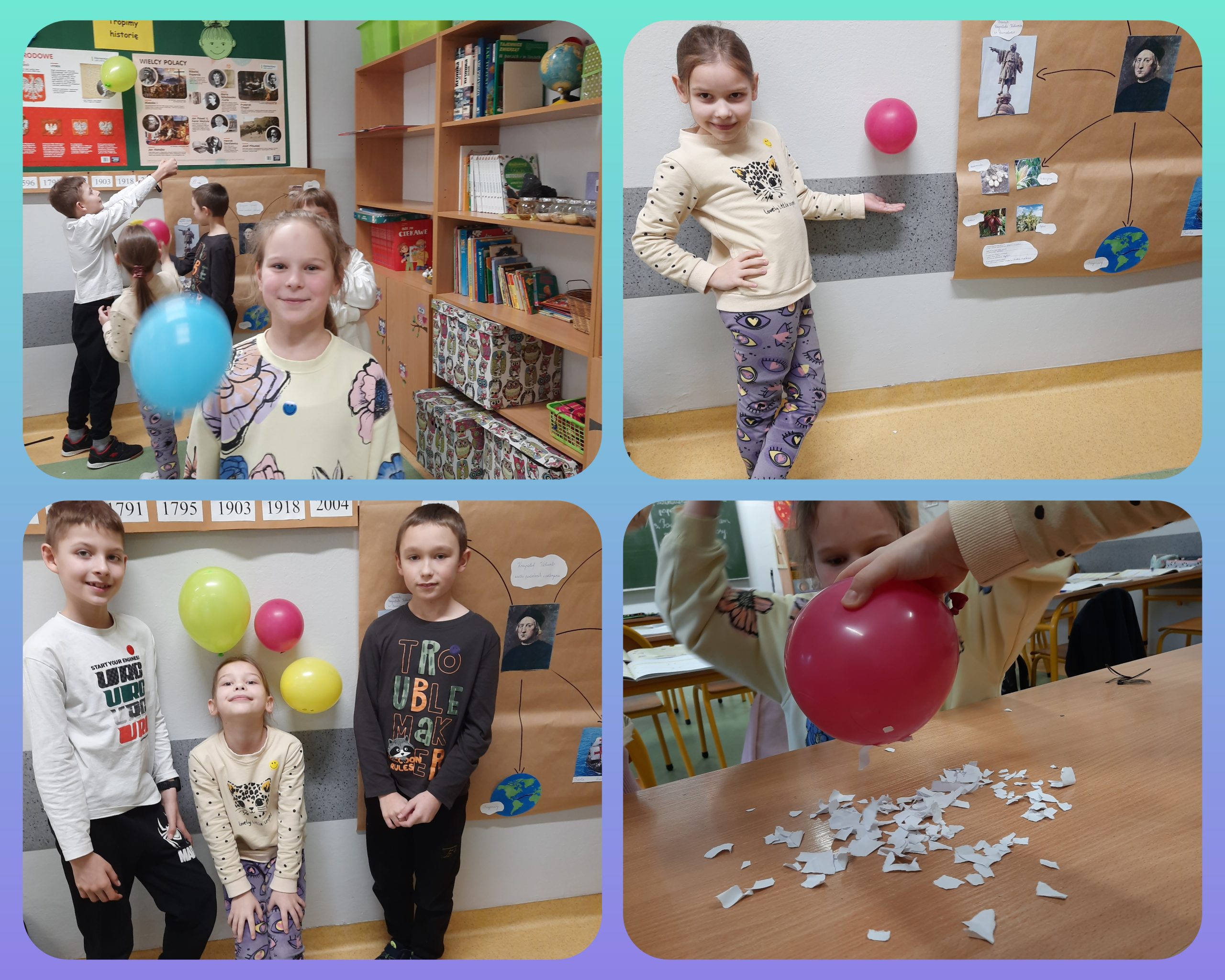 Magiczne balony w klasie 3b. ?