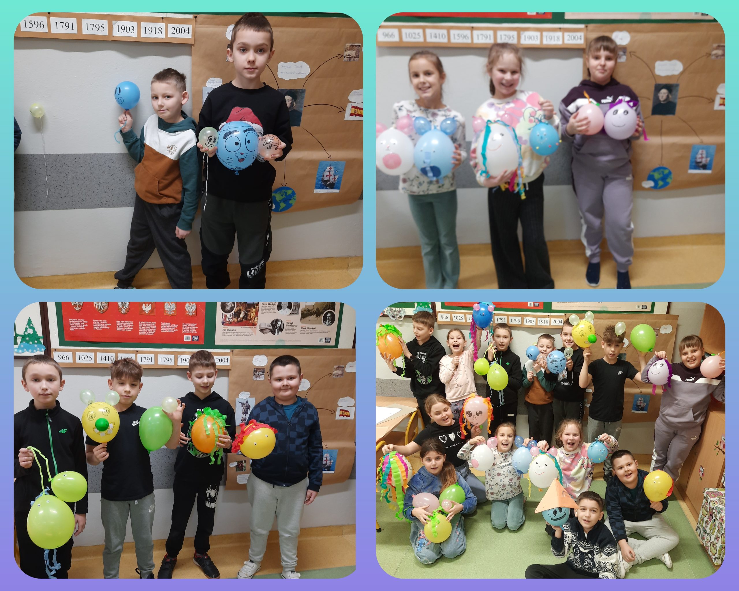 Magiczne balony w klasie 3b. ?