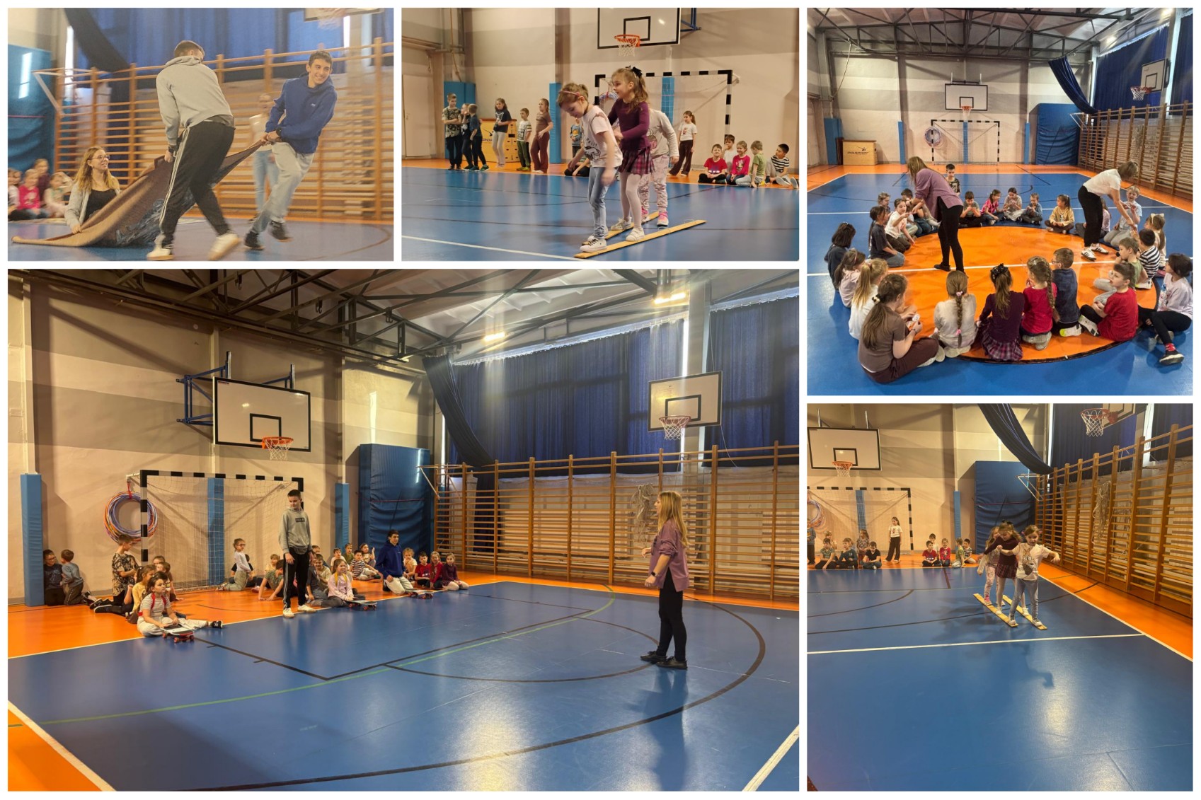 Świetliczaki i zajęcia sportowe.