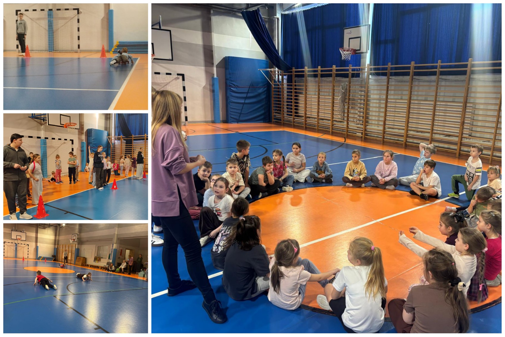 Świetliczaki i zajęcia sportowe.