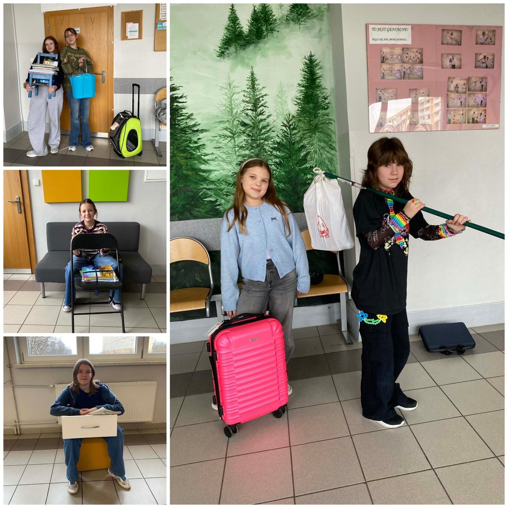 Dzień bez plecaka w naszej szkole.