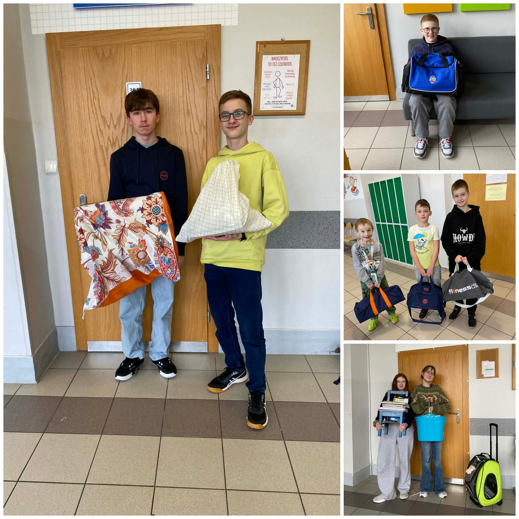 Dzień bez plecaka w naszej szkole.