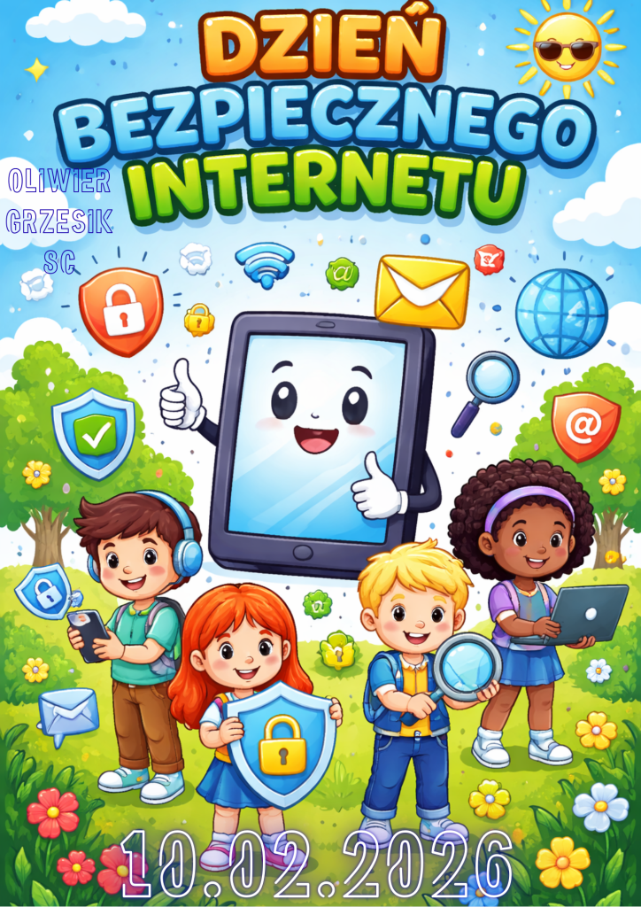 Plakat promujący akcję Dzień Bezpiecznego Internetu 2026