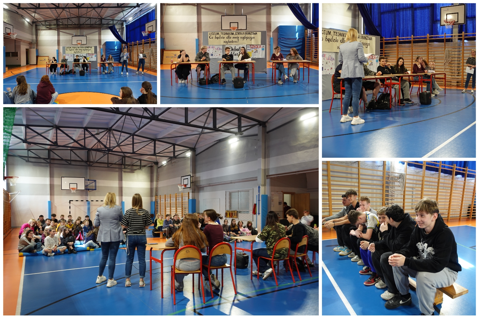 Debata klas ósmych.