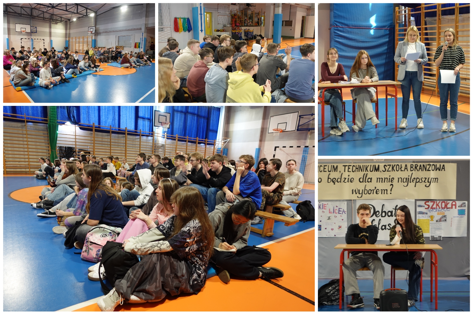 Debata klas ósmych.