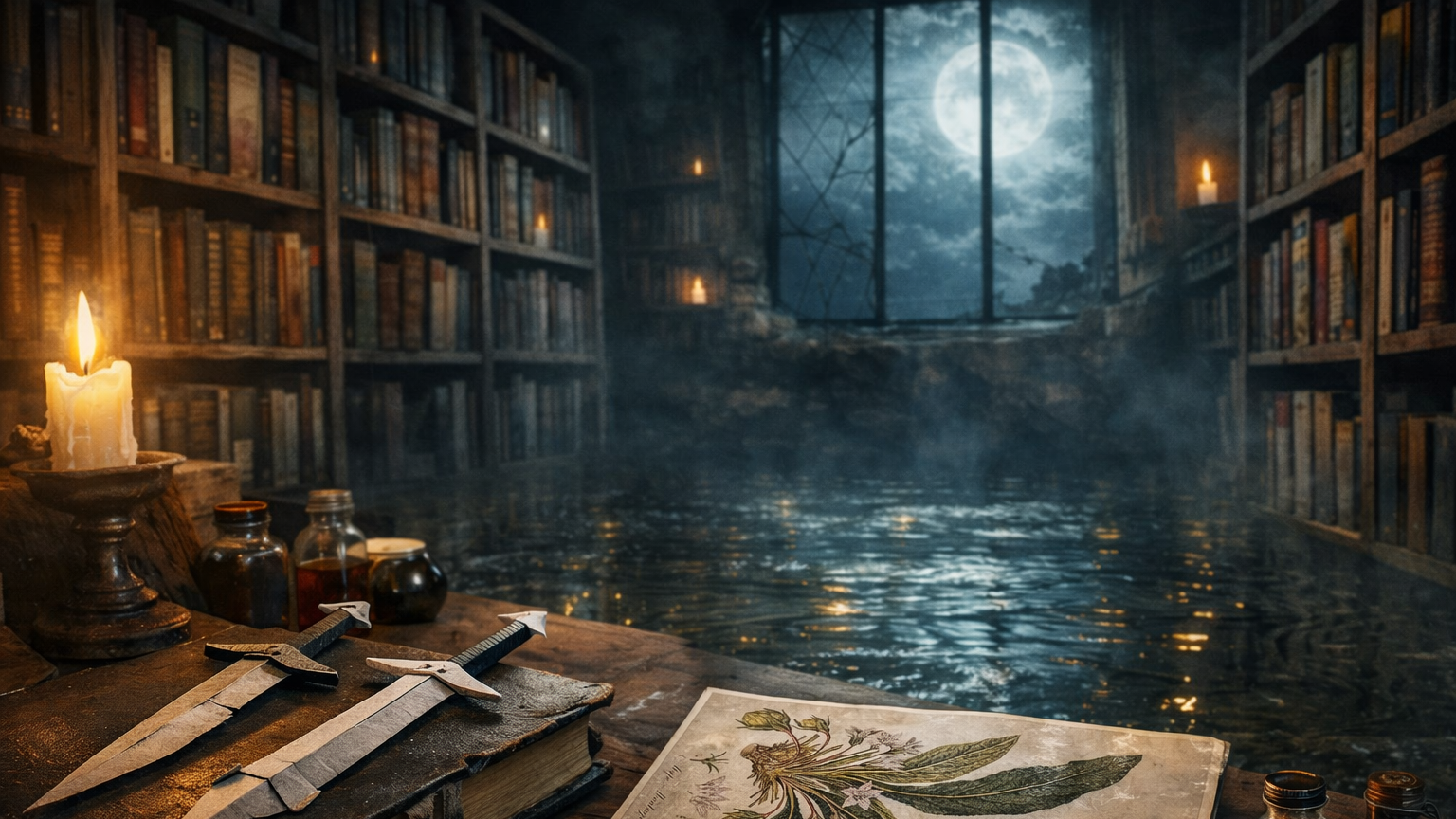 Uczennice i uczniowie w trakcie zajęć bibliotece.