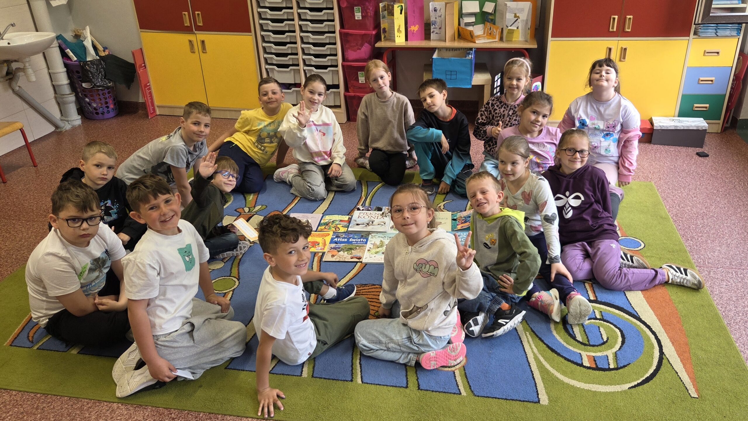 Klasa 1C i ulubione książki.