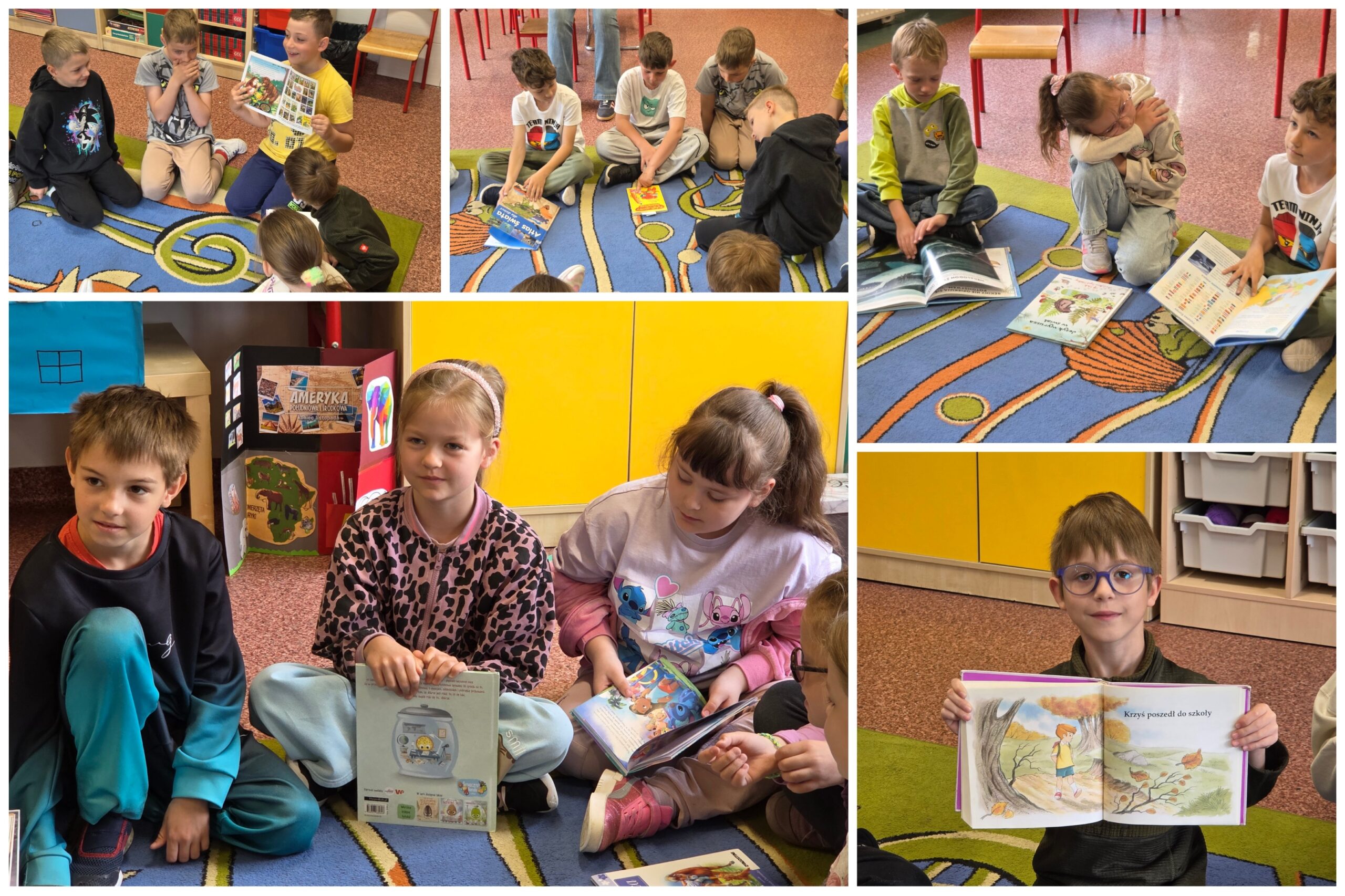 Klasa 1C i ulubione książki.