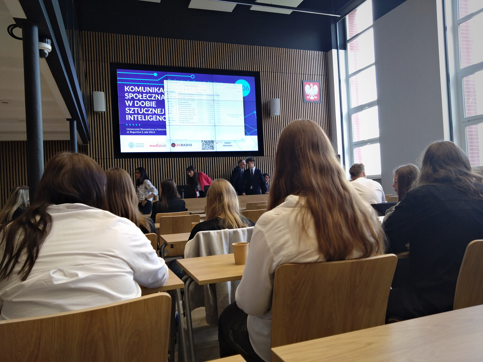 Udział w Studenckiej Konferencji Naukowej pt. „Komunikacja społeczna w dobie sztucznej inteligencji”