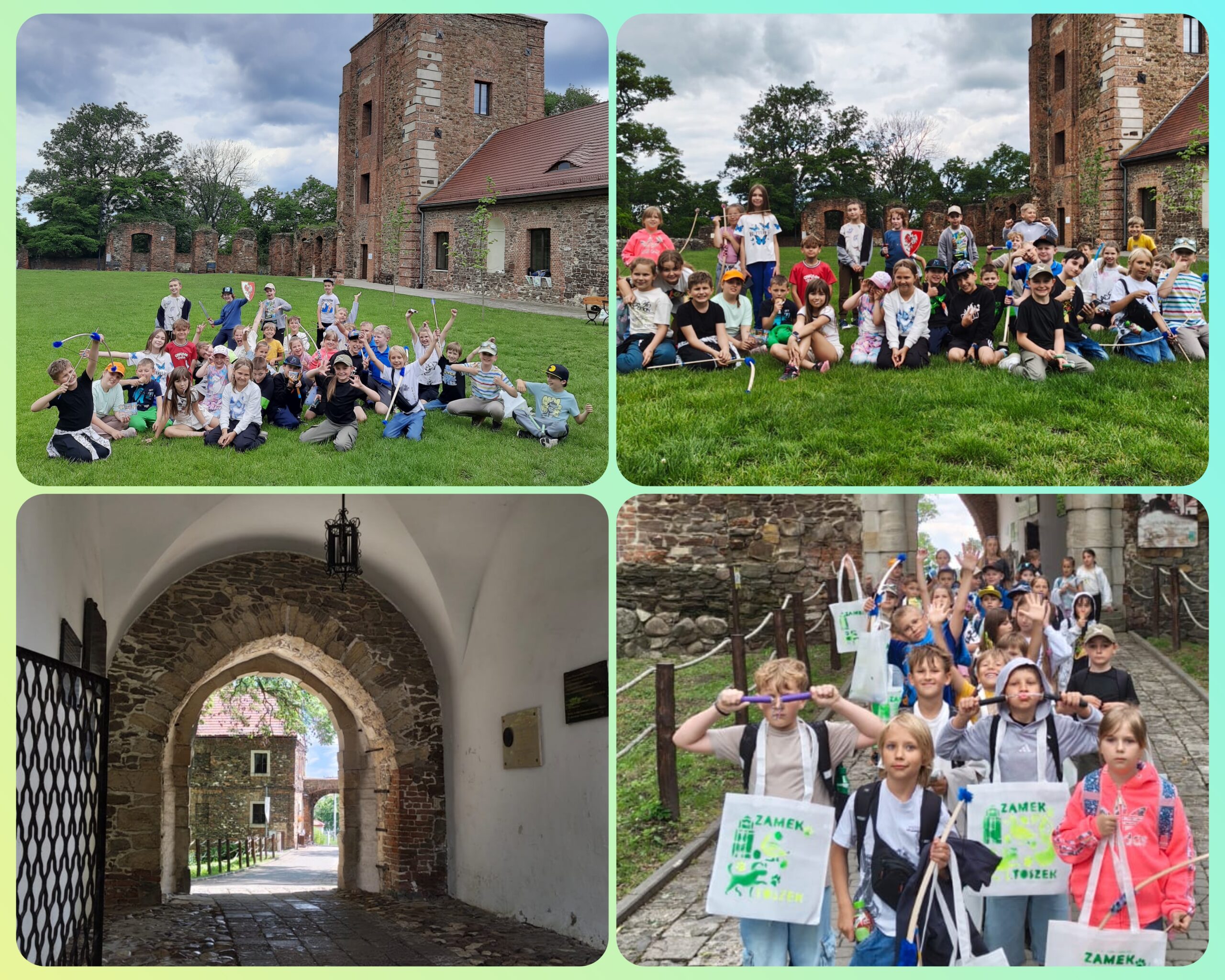 FOTORELACJA Z WYCIECZKI UCZNIÓW KLAS 3A i 3BDO  CENTRUM KULTURY ,,ZAMEK W TOSZKU”.